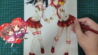 [Hand-painted figures] μ's Chapter 6 & 7 Yazawa Nico, Nishikino Maki, Nikki is recommended for life!