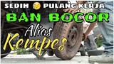 Vlog - Sedih Pulang Kerja BAN LORI Bocor Alias Kempes - blands hidayat
