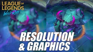 Resolution and Graphics Comparison - WILD RIFT