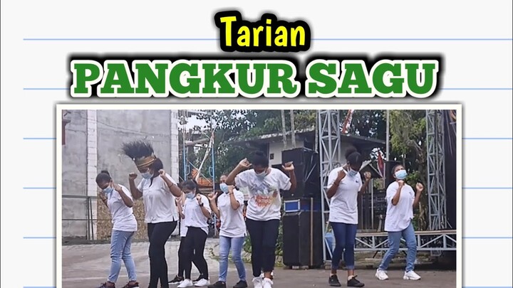 TARI PANGKUR SAGU, BERASAL DARI PAPUA MENCERITAKAN PROSES PEMBUATAN SAGU OLEH PARA WANITA PAPUA