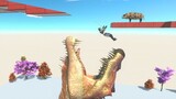 Jump Over Giant Mouth - Animal Revolt Battle Simulator