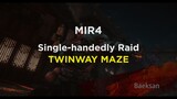 Mir4 | Single - Handedly raid Twinway Maze