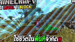 มายคราฟ 1 Level 1 Block 2 ใช้ชีวิตในพื้นที่จำกัด แต่สุดท้าย !!