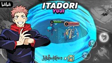 YUJI ITADORI in Mobile Legends 😲 MLBB x JUJUTSU KAISEN