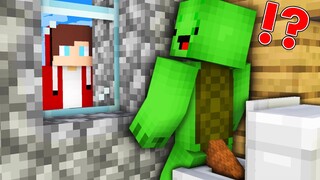 JJ SPY Mikey and Found his SECRET in Minecraft