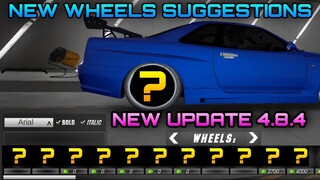 New Update 4.8.4 | New Wheels Suggestions In Car Parking Multiplayer TASSIMOV