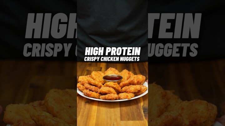 TASTIEST High Protein McDonald’s Copycat Chicken Nuggets! 132g protein! 🔥🍗 #healthyrecipes