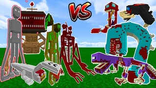 Team Quỷ Đầu Loa Đột Biến VS Team Quái Vật Among Us Kinh Dị, Ai Sẽ Thắng?? Trong Minecraft PE!!