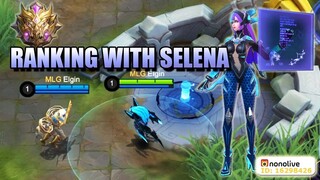 SELENA GAME PLAY AT MYTHIC RANK - LET'S PLAY CUSTOM GAMES AT NONOLIVE!