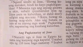 Pang Araw Araw na Talata.               Genesis 50:15-21