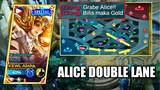 ALICE DOUBLE LANE FAST STACKS AND GOLD (PLS TRY)-MLBB