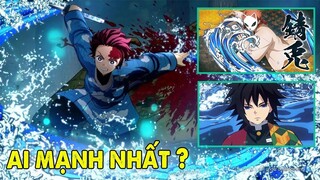 Xếp Hạng 7 Người Dùng Hơi Thở Nước Mạnh Nhất Kimetsu no Yaiba