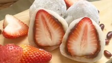 yuk bikin stroberry mochi