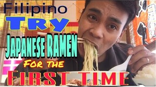 FILIPINO TRY JAPANESE RAMEN 🍜 for the FIRST TIME.