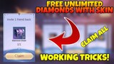 GET FREE UNLIMITED DIAMONDS TRICKS IN MOBILE LEGENDS! CLAIM FREE DIAMONDS TRICKS | MLBB