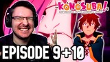 KONOSUBA Episode 9 & 10 REACTION | Anime Reaction