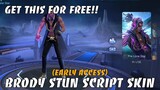 BRODY S.T.U.N SCRIPT SKIN | FULL EFFECTS AND VOICE | MOBILE LEGENDS
