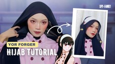 Yor Forger Hijab Cosplay Tutorial by @sunshymoon