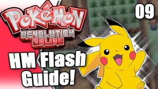 HOW TO GET HM FLASH! Pokemon Revolution Online Gameplay! Part 9