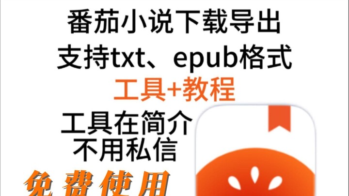 番茄小说怎么下载为txt，番茄小说下载工具