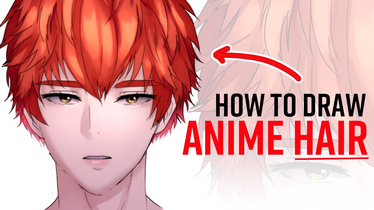 3 Different Ways to Shade Hair! | Anime Hair coloring tutorial +Brushes -  YouTube