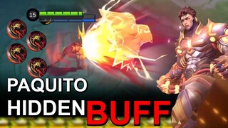 PAQUITO NEW FAST COMBO 2023 | THE HIDDEN BUFF | MLBB