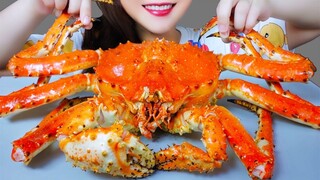 ASMR EATING WHOLE KING CRAB EATING SOUNDS | LINH-ASMR 먹방