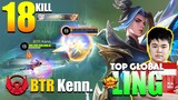 Kenn WTF Ling Fasthand, Powerful Skill Controlled | Top Global Ling Gameplay By BTR Kenn. ~ MLBB