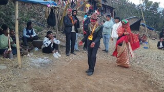 Bride and Groom Dancing in Naumati Baja | Newly Wed Couple Dancing in Their Own Marriage |