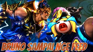 GATOTKACA Moment❗Bruno Sampai Jadi Feeder😂😂