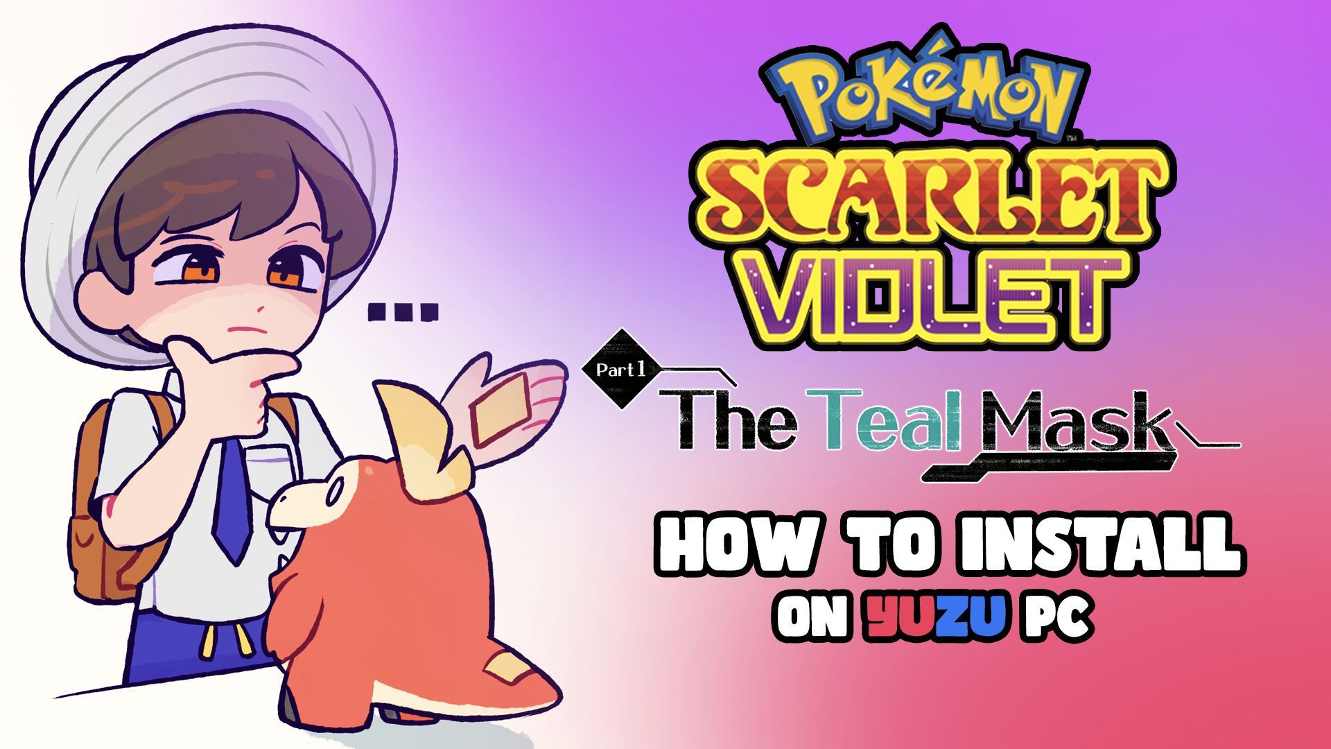 How to Install & Play Pokémon Scarlet and Violet on Yuzu Switch Emulator  for PC - BiliBili