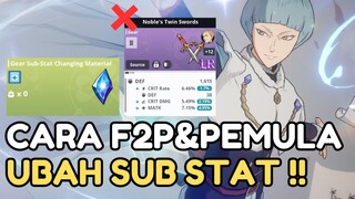 CARA F2P & PEMULA MERUBAH SUB STAT GEAR JANGAN SAMPAI SALAH ❗️❗️- Black Clover M