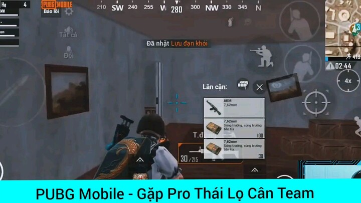 gặp pro Thái lo cân team Game Pupg