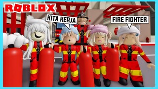 Aku Dan Adiku Dipaksa Latihan Menjadi Pemadam Kebakaran Di Roblox Brookhaven ft@Shasyaalala