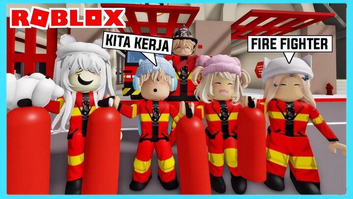 Aku Dan Adiku Dipaksa Latihan Menjadi Pemadam Kebakaran Di Roblox Brookhaven ft@Shasyaalala