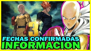 ¿¿CUANDO SALE NUEVA INFORMACION DE LA TERCERA TEMPORADA DE ONE PUNCH MAN??