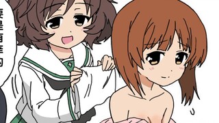 [ Girls & Panzer ] Comic coloring - absent due to illness