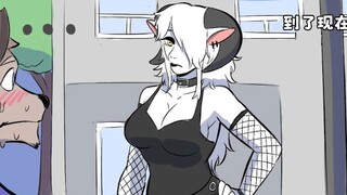 The nerd who used to be a bully turned into a goth hottie