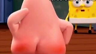 Hãy đến xem cặp mông to Q-bum của Patrick Star 😂