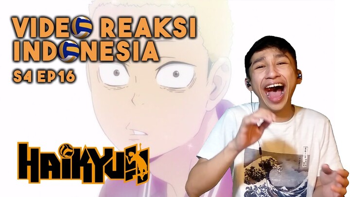 TANAKAAAA!!!!!!!!!! - Haikyuu Reaction Indonesia | Season 4 Episode 16