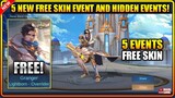 FREE SKIN! 5 EVENTS THAT CAN GIVE YOU FREE SKIN | NEW EVENT - MLBB
