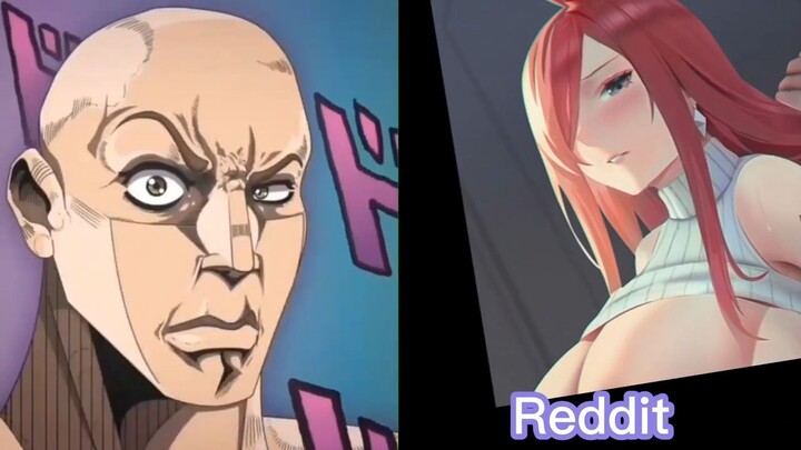 Anime vs Reddit - The Rock Reaction Meme