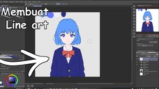 Tutorial Line Art karakter & Base Color - Menjadi VTuber Dari 0 || Vtuber From Zero