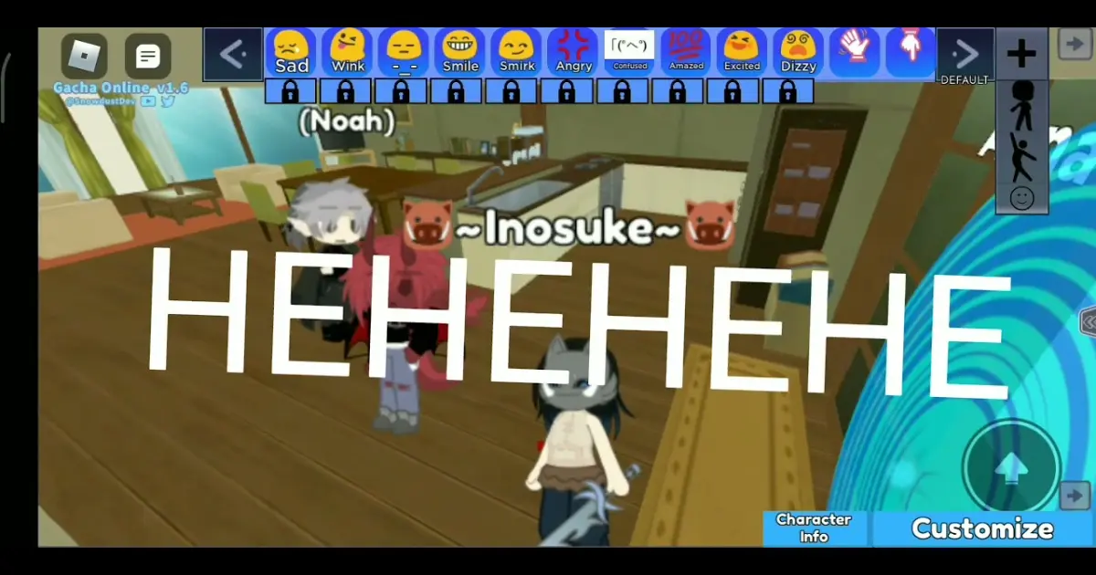 Playing Gacha online as Inosuke cuz why not~ ???? -roblox????-gacha ...