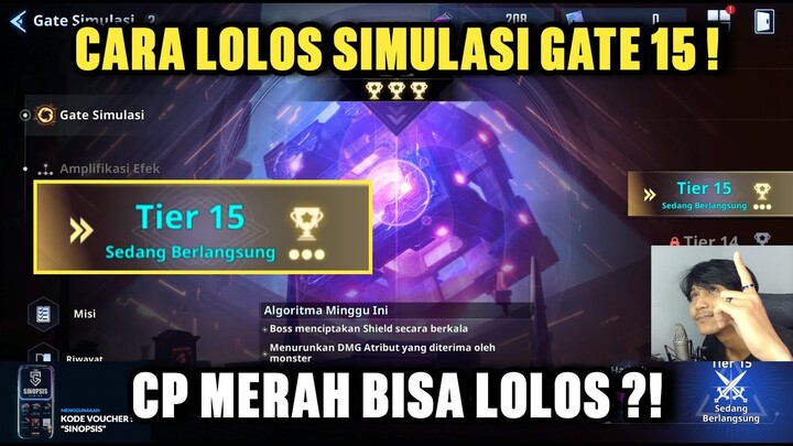 Cara Lolos Simulasi Gate Tier 15 ! - Solo Leveling Arise