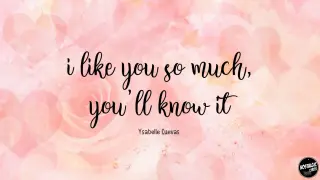 I Like You So Much, You'll Know It - Ysabelle Cuevas (Lyric Video) (A Love So Beautiful OST)