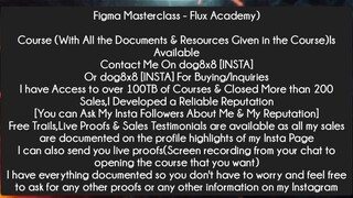 Figma Masterclass - Flux Academy Course Download