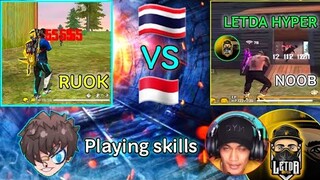 RUOK🇹🇭 VS LETDA HYPER🇲🇨  Who plays more cruelly? อายูโอเค VS ฝรั่งที่ใส่ร้ายว่าเขาโปร! #SAVERUOK