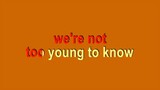 too young (nat king cole)-karaoke