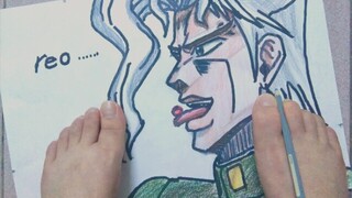 【JOJO】Lukisan kaki hardcore dengan rerorero bunga putih! ! ? ?